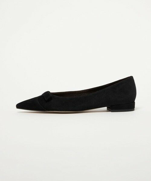 ODETTE E ODILE/オデット エ オディール ウィングリボンポインテッド フラット20↑ BLACK 25cm ODETTE E ODILE/オデット エ オディール ウィングリボンポインテッド フラット20↑ BLACK 25cm