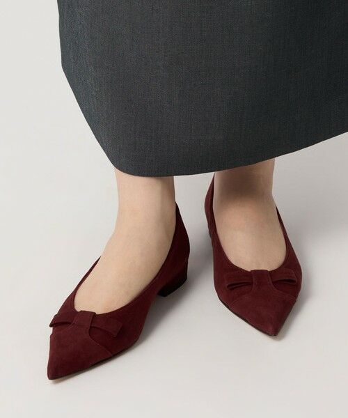 ODETTE E ODILE / オデット エ オディール フラットシューズ | ウィングリボンポインテッド フラット20↑ | 詳細10