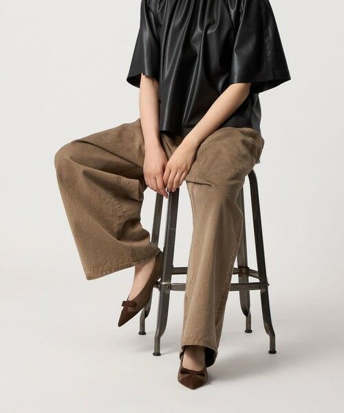 ODETTE E ODILE / オデット エ オディール フラットシューズ | ウィングリボンポインテッド フラット20↑ | 詳細19