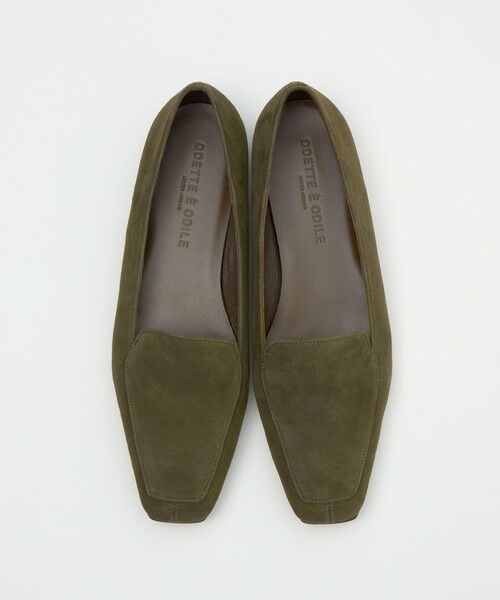 ODETTE E ODILE / オデット エ オディール フラットシューズ | スクエアモカ フラット15↑(DK.GREEN)