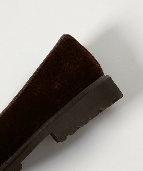 ODETTE E ODILE / オデット エ オディール フラットシューズ | ベルベットタンクローファー フラット30↑ | 詳細18