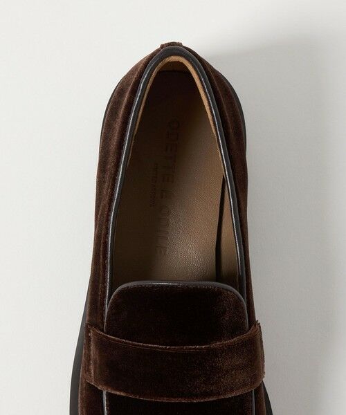 ODETTE E ODILE / オデット エ オディール フラットシューズ | ベルベットタンクローファー フラット30↑ | 詳細19