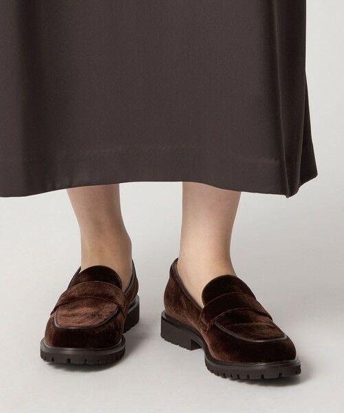 ODETTE E ODILE / オデット エ オディール フラットシューズ | ベルベットタンクローファー フラット30↑ | 詳細9