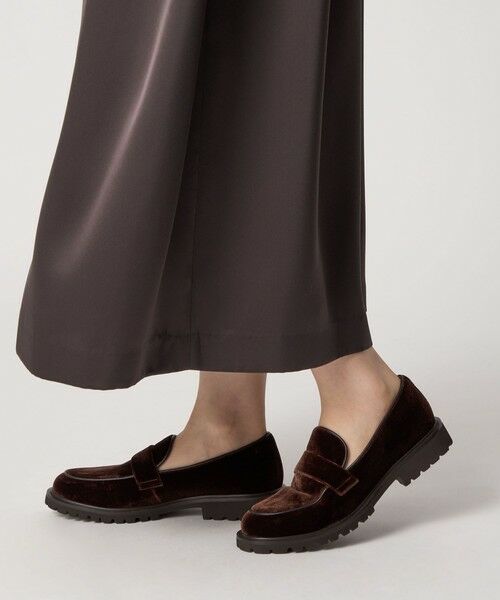 ODETTE E ODILE / オデット エ オディール フラットシューズ | ベルベットタンクローファー フラット30↑ | 詳細10