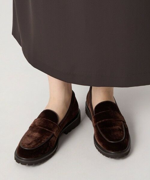 ODETTE E ODILE / オデット エ オディール フラットシューズ | ベルベットタンクローファー フラット30↑ | 詳細11