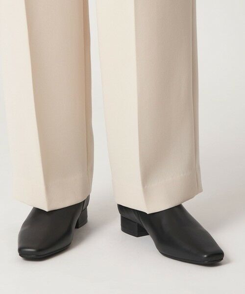 ODETTE E ODILE / オデット エ オディール ブーツ（ショート丈） | ナロースクエアプレーン ショートブーツ25＊↑ | 詳細1