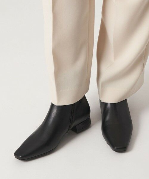 ODETTE E ODILE / オデット エ オディール ブーツ（ショート丈） | ナロースクエアプレーン ショートブーツ25＊↑ | 詳細3