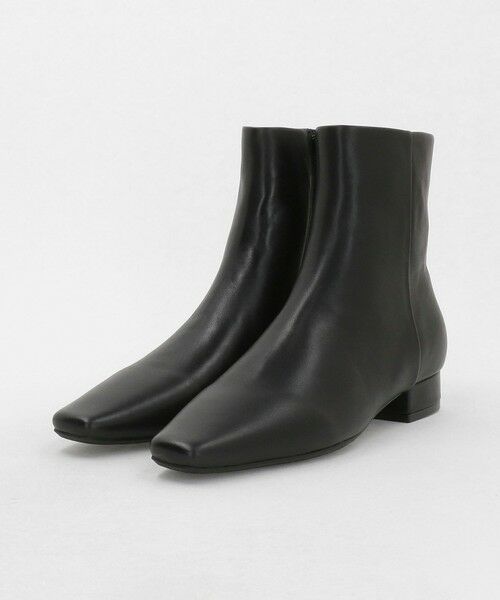 ODETTE E ODILE / オデット エ オディール ブーツ（ショート丈） | ナロースクエアプレーン ショートブーツ25＊↑ | 詳細4