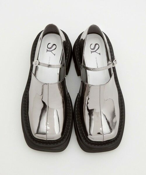 ODETTE E ODILE / オデット エ オディール フラットシューズ | ＜SY＞ ボリュームスクエアストラップ フラット65↑ | 詳細1