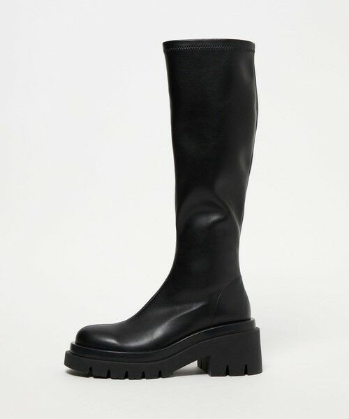 ODETTE E ODILE/オデット エ オディール <SY> タンクソールスト ロングブーツ75↑ BLACK 24.5cm ODETTE E ODILE/オデット エ オディール <SY> タンクソールスト ロングブーツ75↑ BLACK 24.5cm