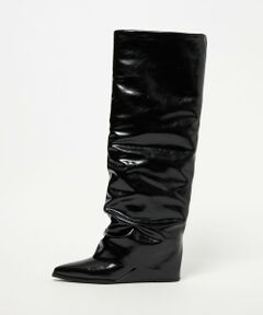 ODETTE E ODILE / オデット エ オディール ブーツ（ロング丈） | ＜SY＞ カバードウェッジ ロングブーツ65↑