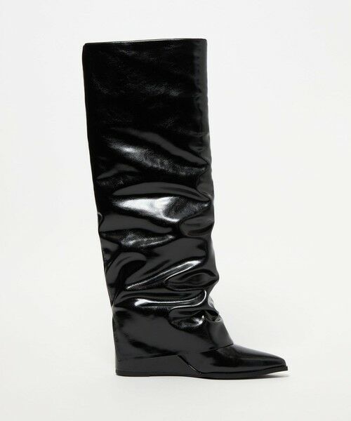 ODETTE E ODILE / オデット エ オディール ブーツ（ロング丈） | ＜SY＞ カバードウェッジ ロングブーツ65↑ | 詳細4