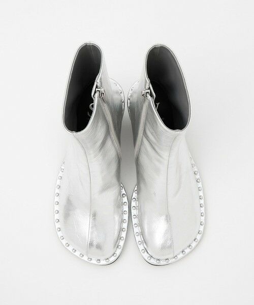 ODETTE E ODILE / オデット エ オディール ブーツ（ショート丈） | ＜SY＞ オブリークスタッズピースショートブーツ70↑ | 詳細2