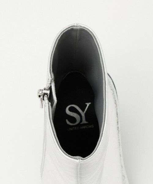 ODETTE E ODILE / オデット エ オディール ブーツ（ショート丈） | ＜SY＞ オブリークスタッズピースショートブーツ70↑ | 詳細6