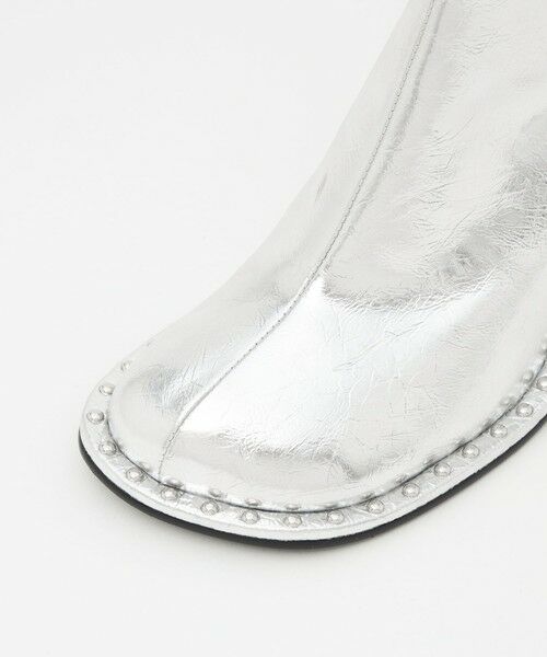 ODETTE E ODILE / オデット エ オディール ブーツ（ショート丈） | ＜SY＞ オブリークスタッズピースショートブーツ70↑ | 詳細7