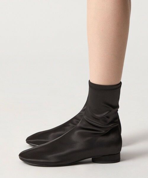 ODETTE E ODILE / オデット エ オディール ブーツ（ショート丈） | ＜SY＞ オブリークストレッチ ショートブーツ20↑ | 詳細4