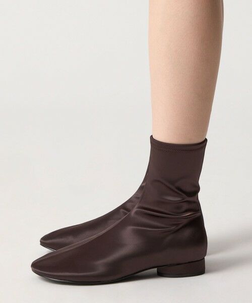 ODETTE E ODILE / オデット エ オディール ブーツ（ショート丈） | ＜SY＞ オブリークストレッチ ショートブーツ20↑ | 詳細12