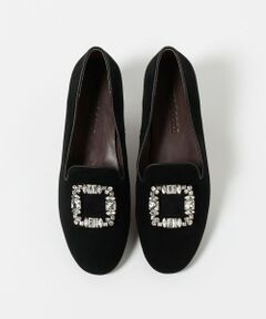 ODETTE E ODILE / オデット エ オディール フラットシューズ | ラウンドオペラビジュー フラット10↑