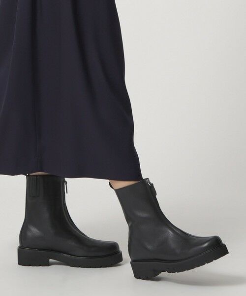 ODETTE E ODILE / オデット エ オディール ブーツ(ショート丈) | センターメタルジップ ショートブーツ45↑ | 詳細1