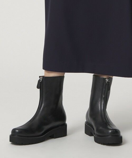 ODETTE E ODILE / オデット エ オディール ブーツ(ショート丈) | センターメタルジップ ショートブーツ45↑ | 詳細2