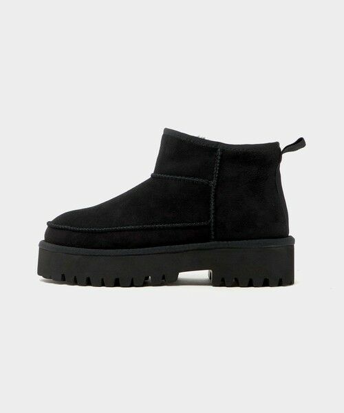 ODETTE E ODILE/オデット エ オディール インナーボア ショートブーツ50 BLACK 23.5cm(36) ODETTE E ODILE/オデット エ オディール インナーボア ショートブーツ50 BLACK 23.5cm(36)