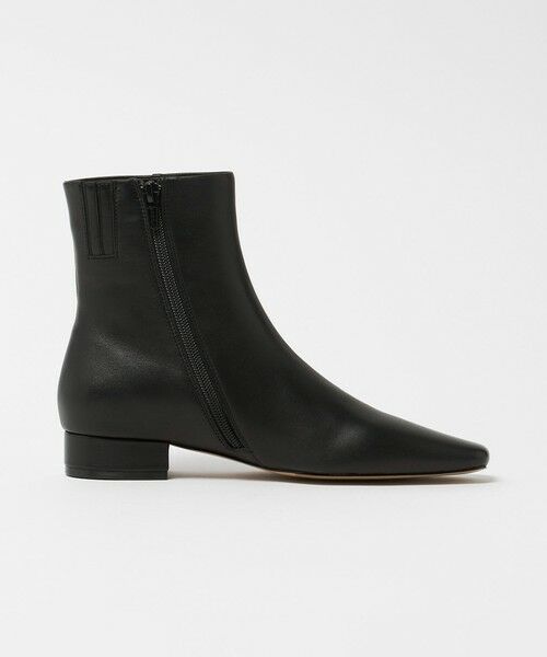 ODETTE E ODILE / オデット エ オディール ブーツ(ショート丈) | ナロースクエアプレーン ショートブーツ25↑ | 詳細3