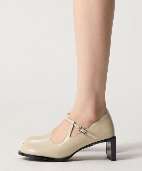 ODETTE E ODILE / オデット エ オディール パンプス | ＜SY＞ オブリークWストラップ パンプス55↑ | 詳細4