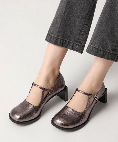 ODETTE E ODILE / オデット エ オディール パンプス | ＜SY＞ オブリークWストラップ パンプス55↑ | 詳細8