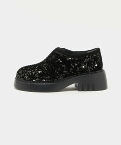 ODETTE E ODILE / オデット エ オディール フラットシューズ | ＜SY＞ ラウンド スリッポン スパンコール フラット55↑