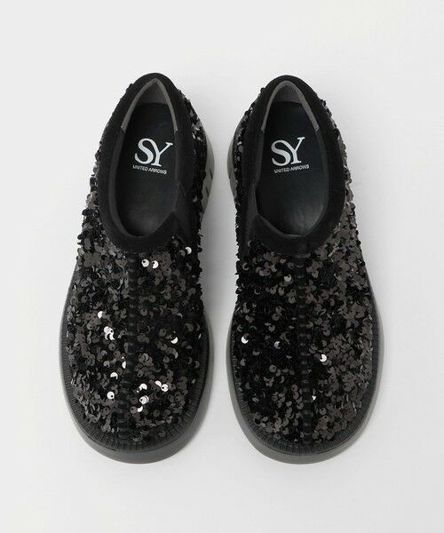 ODETTE E ODILE / オデット エ オディール フラットシューズ | ＜SY＞ ラウンド スリッポン スパンコール フラット55↑ | 詳細1