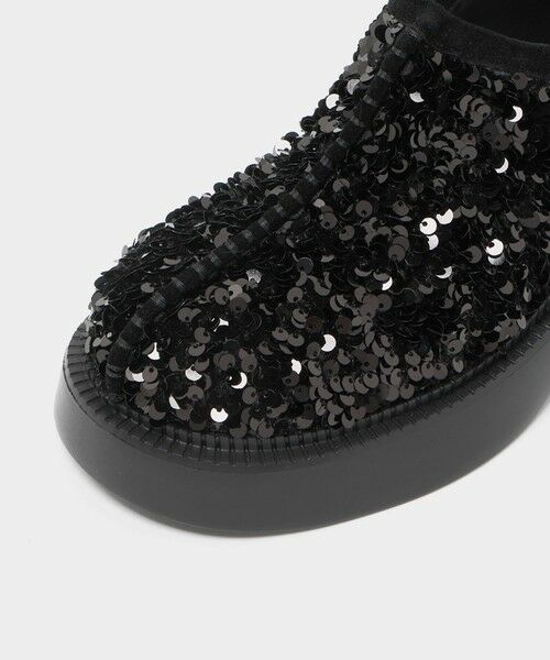 ODETTE E ODILE / オデット エ オディール フラットシューズ | ＜SY＞ ラウンド スリッポン スパンコール フラット55↑ | 詳細2