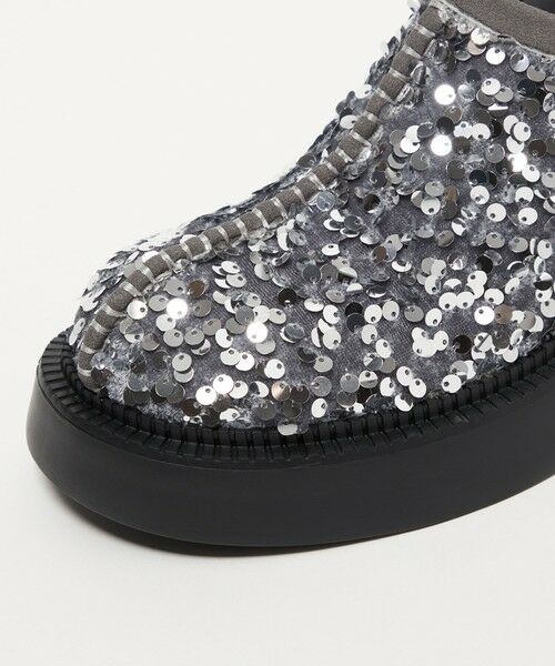 ODETTE E ODILE / オデット エ オディール フラットシューズ | ＜SY＞ ラウンド スリッポン スパンコール フラット55↑ | 詳細7