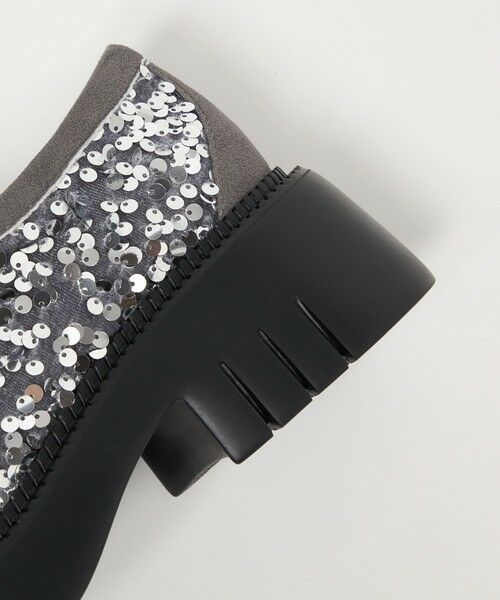 ODETTE E ODILE / オデット エ オディール フラットシューズ | ＜SY＞ ラウンド スリッポン スパンコール フラット55↑ | 詳細8