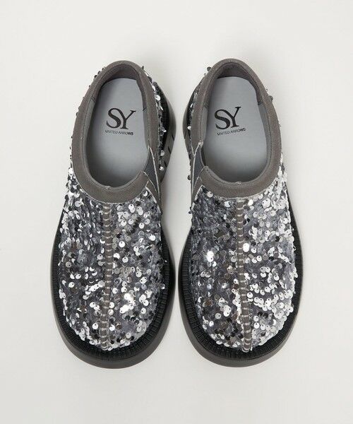 ODETTE E ODILE / オデット エ オディール フラットシューズ | ＜SY＞ ラウンド スリッポン スパンコール フラット55↑ | 詳細6
