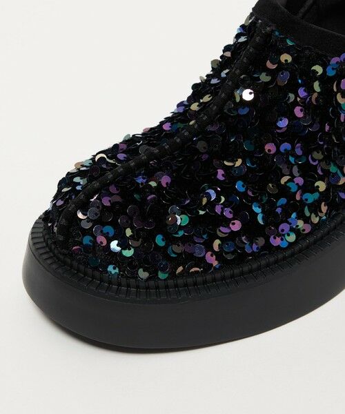 ODETTE E ODILE / オデット エ オディール フラットシューズ | ＜SY＞ ラウンド スリッポン スパンコール フラット55↑ | 詳細16