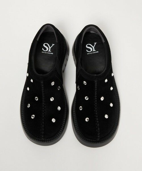 ODETTE E ODILE / オデット エ オディール フラットシューズ | ＜SY＞ ラウンド スリッポン ビジュー フラット55↑ | 詳細2