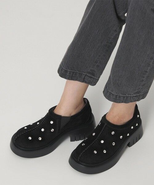 ODETTE E ODILE / オデット エ オディール フラットシューズ | ＜SY＞ ラウンド スリッポン ビジュー フラット55↑ | 詳細9