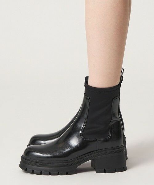 ODETTE E ODILE / オデット エ オディール ブーツ(ショート丈) | <SY> ネオプレーンコンビ ショートブーツ60↑ | 詳細4