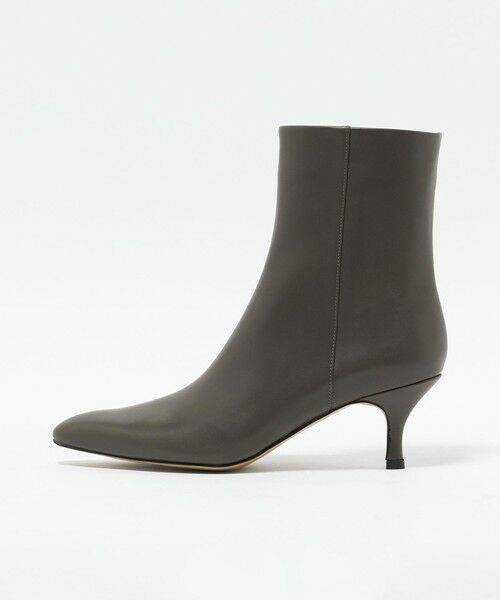 ODETTE E ODILE / オデット エ オディール ブーツ(ショート丈) | ソフトポインテッドプレーン ショートブーツ60↓↑(MD.GRAY)