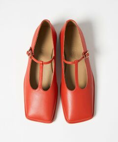 ODETTE E ODILE / オデット エ オディール フラットシューズ | ワイドスクエア Tストラップ フラット20↑