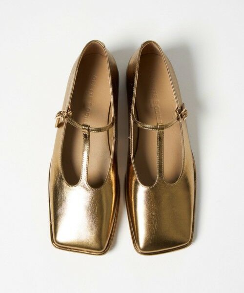 ODETTE E ODILE / オデット エ オディール フラットシューズ | ワイドスクエア Tストラップ フラット20↑ | 詳細6