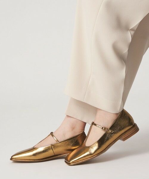 ODETTE E ODILE / オデット エ オディール フラットシューズ | ワイドスクエア Tストラップ フラット20↑ | 詳細3