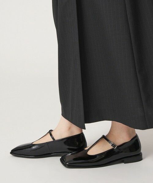 ODETTE E ODILE / オデット エ オディール フラットシューズ | ワイドスクエア Tストラップ フラット20↑ | 詳細15