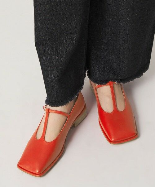 ODETTE E ODILE / オデット エ オディール フラットシューズ | ワイドスクエア Tストラップ フラット20↑ | 詳細21