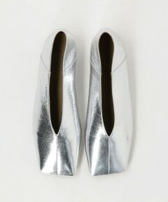 ODETTE E ODILE / オデット エ オディール フラットシューズ | オブリークスクエアトゥ フラット15↑