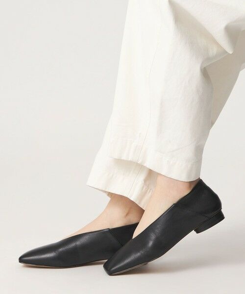 ODETTE E ODILE / オデット エ オディール フラットシューズ | オブリークスクエアトゥ フラット15↑ | 詳細4