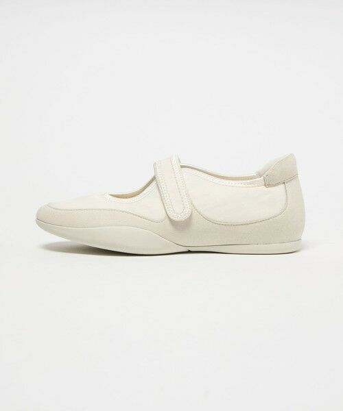 ODETTE E ODILE / オデット エ オディール フラットシューズ | ベルクロメリージェーン フラット10（OFF WHITE）