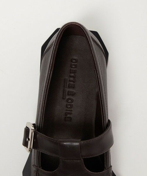 ODETTE E ODILE / オデット エ オディール フラットシューズ | ボクシーTストラップ フラット30↑ | 詳細16