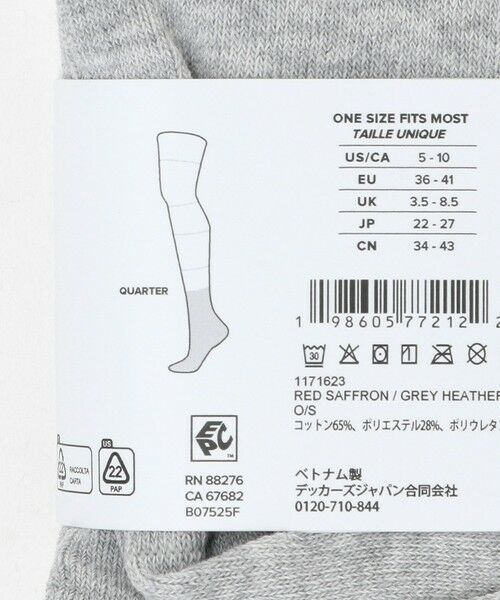 ODETTE E ODILE / オデット エ オディール ソックス | ＜UGG＞ W QUINLIN 2P RSF | 詳細9