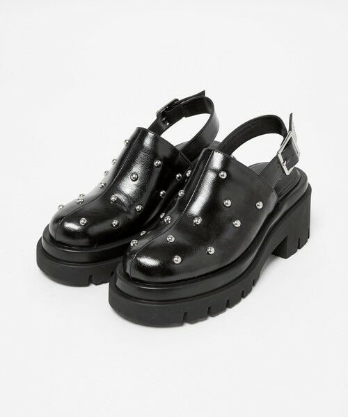 ODETTE E ODILE / オデット エ オディール サンダル | ＜SY＞タンクソールスタッズ ミュール サンダル75↑ | 詳細1